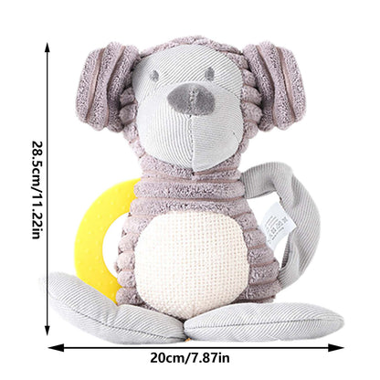 Dog Toy Squeaky Donkey Papa Duck Dog Puppy Chew Toys Making Sound Durable Plush Molar Dog Toy Pet Training For Small Medium Dogs