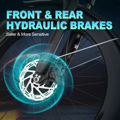 ZEEGR F1 pro 48V 2000W Dual Motor Ebike | 35MPH Speed | 160Miles Range | High-Power Electric Bicycle