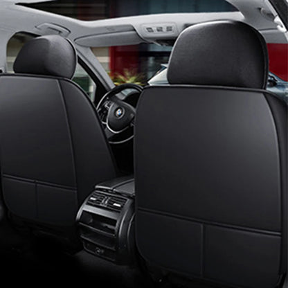 AUTO PLUS Universal Leather Car Seat Covers Fit For Sedan SUV Pick-Up Truck 11Pcs 5 Seats Full Surrounded Car Seat Protector