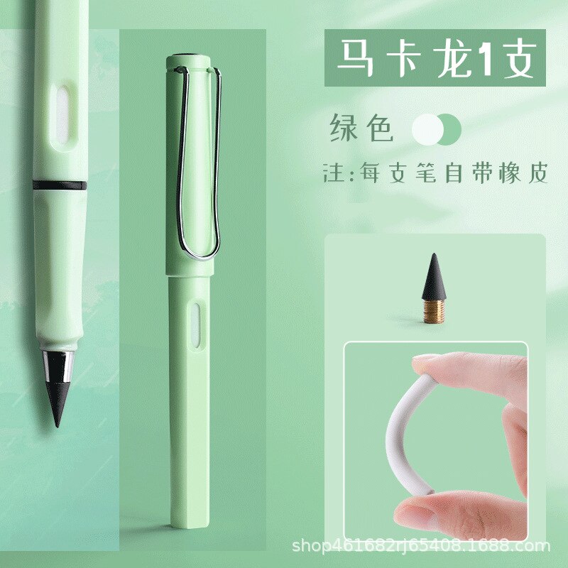 Premium Automatic Infinity Pencil Black Without Sharpening High Tech Mechanical Pencil for Children's School Stationery Supplies