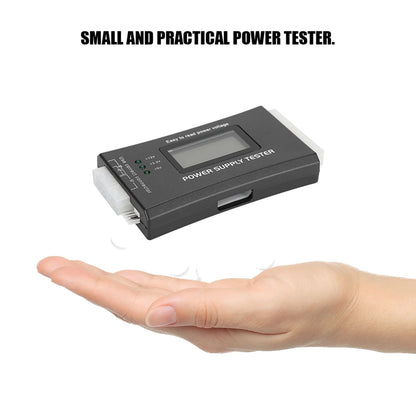ATX Power Supply Computer Host Inspection and Maintenance Tester Tool with LCD Display Computer ATX Tester Computer Diagnostic