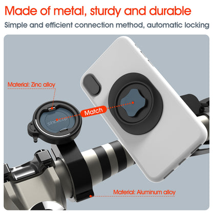 Bike Phone Holder,Motorcycle Cellphone Handlebar Mount,Universal Mountain/Road Bicycle,MTB,Scooter,Electric Handlebar Phone Stan