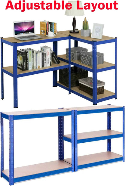 5-Tier Utility Shelves,Garage Storage Shelving,Metal Storage Shelves,Adjustable Shelving Units,Boltless Assembly,Load 875kg