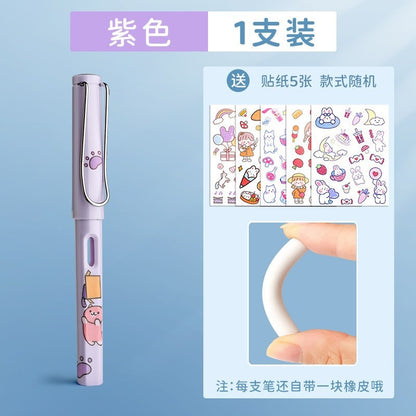 Cute Pencils for Kids Infinity Pencil with Rabbit Pattern Cheap Kawaii Stationery School Supplies Novelty Gifts