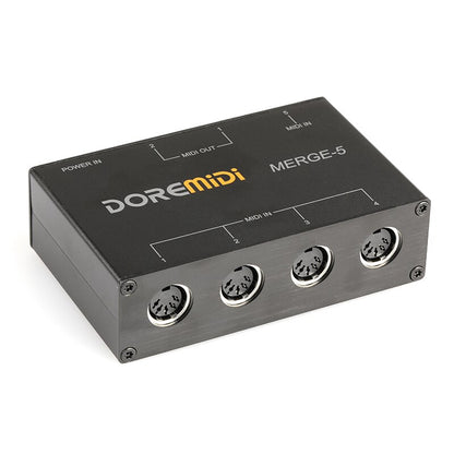 DOREMiDi 5 MIDI-Input 2 MIDI-Output Support USB Power MERGE-5