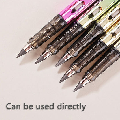 Eternal pencil For Kids Cute Pens Painting Art Office&School Supplies Infinity Pencils Tips Refill Set Stationery