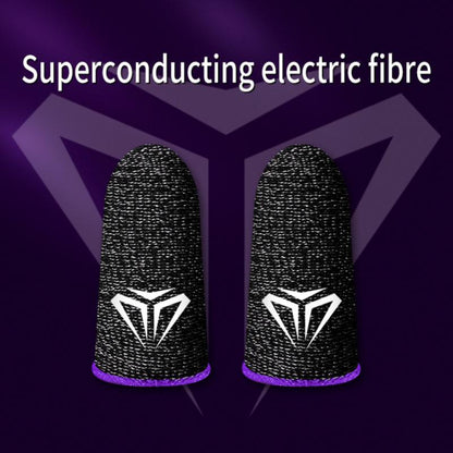 1Pair Finger Sleeve For PUBG Mobile Game Finger Cover Breathable Game Controller Touch Screen Luminous Gaming Thumb Gloves