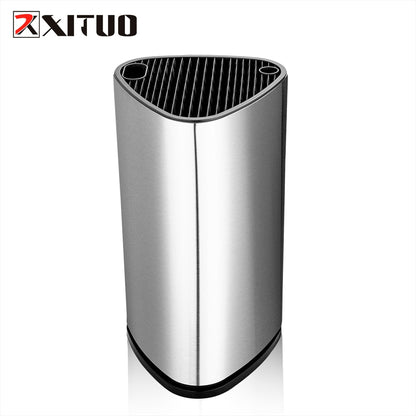 XITUO Stainless Steel Knife Holder  Kitchen Stand Holder Multi-tool High Quality Storage Tool For Damascus Chef Knife Meat Knife