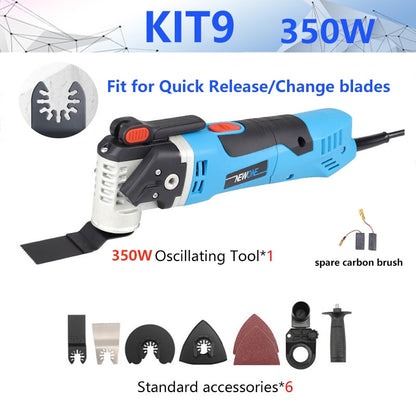 NEWONE 300W/350W/500W Oscillating Tool Multifunction Power Tool Electric Trimmer Renovator saw 3with handle,DIY home improvement