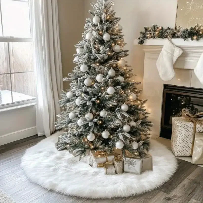 Plush Christmas Tree Skirt