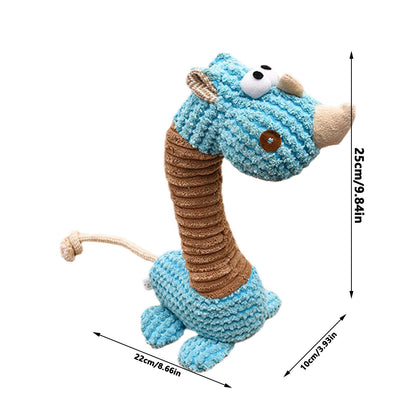 Dog Toy Squeaky Donkey Papa Duck Dog Puppy Chew Toys Making Sound Durable Plush Molar Dog Toy Pet Training For Small Medium Dogs