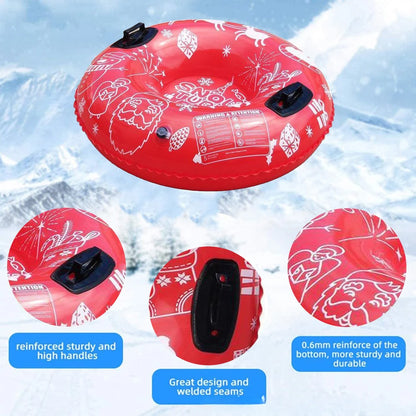 Universal Inflatable Ski RingWaterproof Winter Inflatable Snow Tube PVC Inflatable Skiing Circle Rings Outdoor Sports