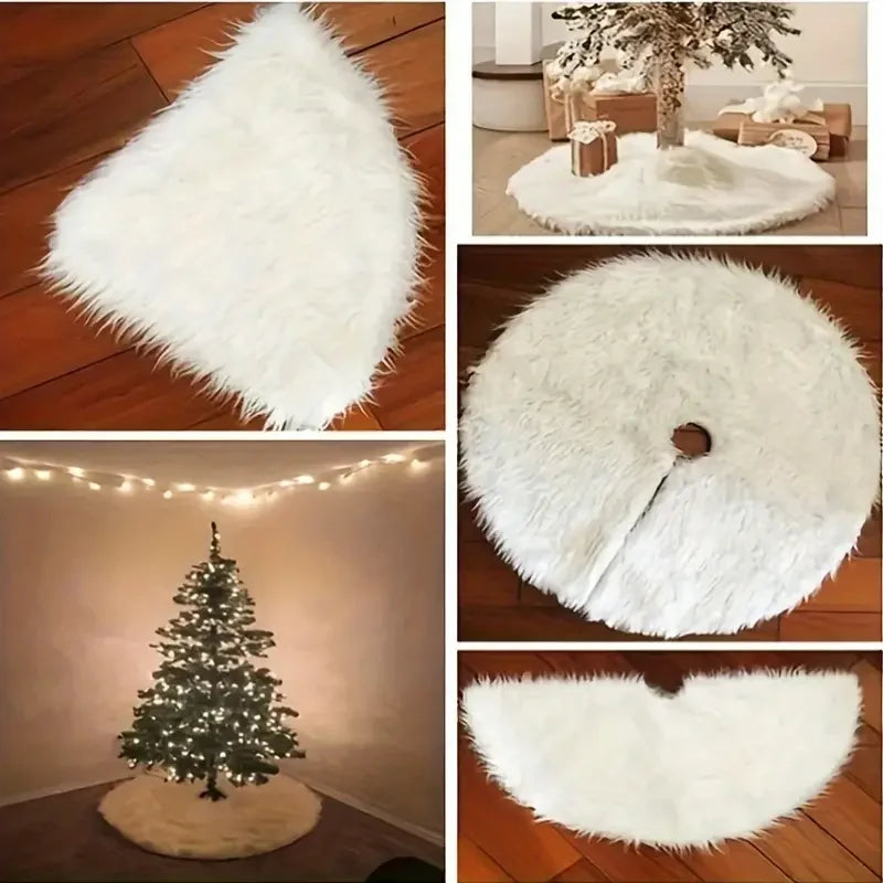 Plush Christmas Tree Skirt
