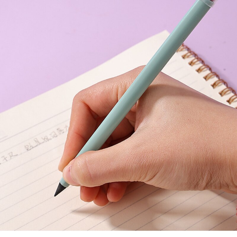 Premium Automatic Infinity Pencil Black Without Sharpening High Tech Mechanical Pencil for Children's School Stationery Supplies