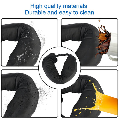 Soft Tube Neck Pillow Packable Portable U Shaped Pillow Fillable Clothes Neck Pillows Travel Neck Pillowcase