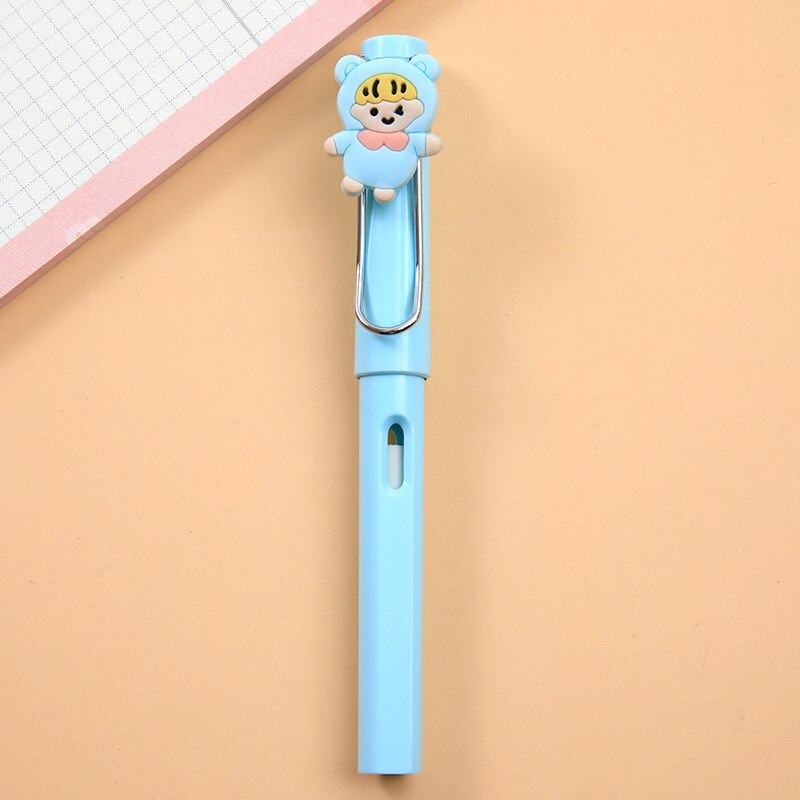 Cartoon Infinity Pencil with Fruits Animal Decoration Eternal Pencil for Kids Cute Stationery Kawaii School Supplies