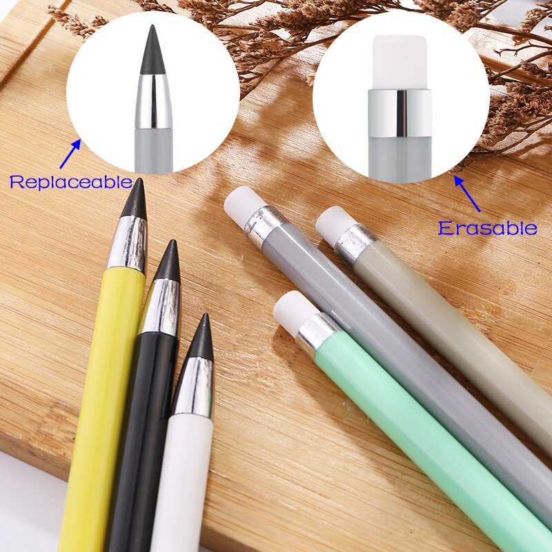 New HB Pen Inkless infinity Pencil Unlimited Writing No Ink Painting  Sketch Tool School Office Supplies Gift for Kid Stationery