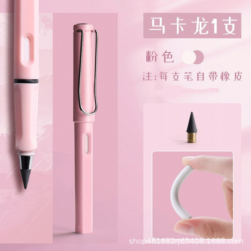 Premium Automatic Infinity Pencil Black Without Sharpening High Tech Mechanical Pencil for Children's School Stationery Supplies