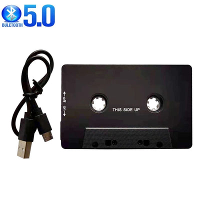 Bluetooth AUX Audio Adapter Car Wireless Cassette Tape BT5.0 Converter MP3/SBC/AAC Stereo Player Audio Cassette Adapter with Mic