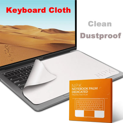 1pc Microfiber Notebook Cleaning Cloth Keyboard Dust Proof Film Laptop Screen Protecting For MacBook Pro Air 13/14/15/16 Inch