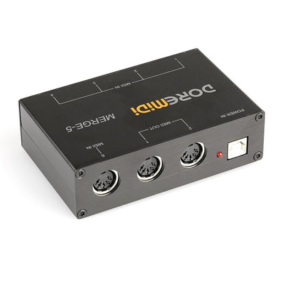 DOREMiDi 5 MIDI-Input 2 MIDI-Output Support USB Power MERGE-5