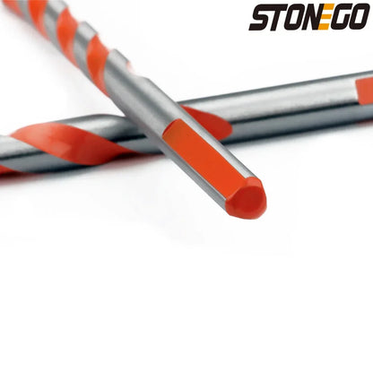 STONEGO 1PC/5PCS Multifunctional Drill Bits Ceramic Wall Tile Marble Glass Punching Hole Saw Drilling Bits 6mm/8mm/10mm/12mm