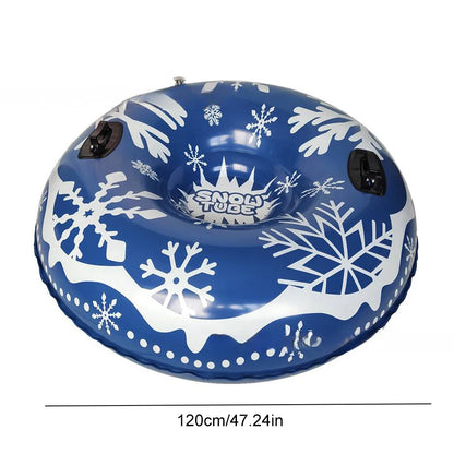 Universal Inflatable Ski RingWaterproof Winter Inflatable Snow Tube PVC Inflatable Skiing Circle Rings Outdoor Sports