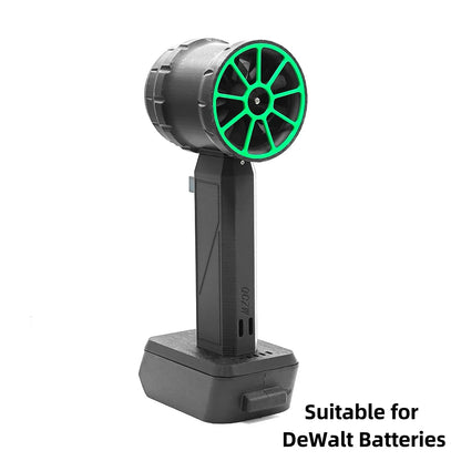 XL Turbo Jet Fan 2200g Thrust Dust Blower 64mm Brushless Motor Jet Blower 1100W Max for Dewalt/Makita/Milwaukee 18/21V Batterie
