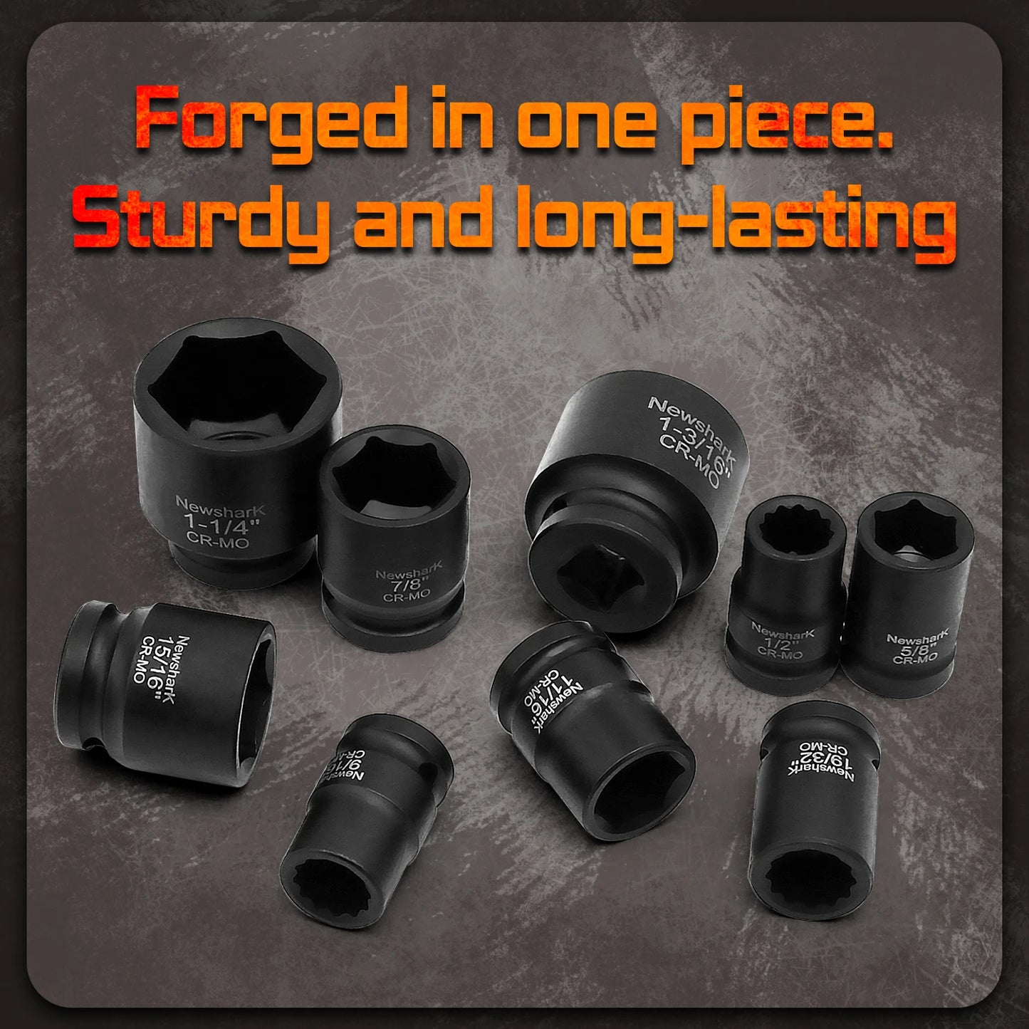 1/2"Impact Socket Set,30 Piece Shallow Impact Socket Kit Assortment, Includes Ratchet Handle and Impact Extension Bars, Automoti