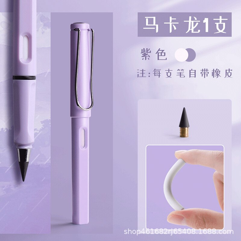 Premium Automatic Infinity Pencil Black Without Sharpening High Tech Mechanical Pencil for Children's School Stationery Supplies