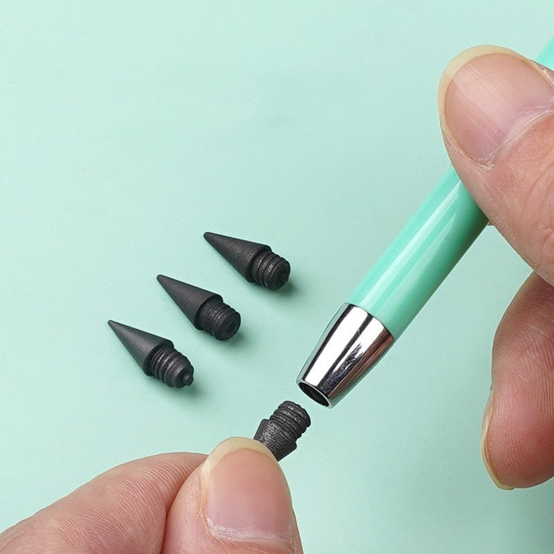 New HB Pen Inkless infinity Pencil Unlimited Writing No Ink Painting Sketch Tool School Office Supplies Gift for Kid Stationery