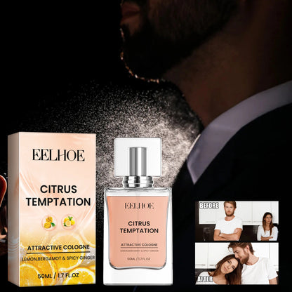 EELHOE Cupid Men's Orange Perfume Long Lasting Fragrance Lovers' Date Fragrance Natural and Fresh Carry Women 1.7 OZ