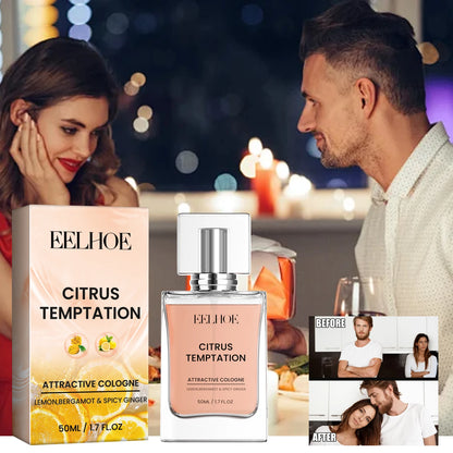 EELHOE Cupid Men's Orange Perfume Long Lasting Fragrance Lovers' Date Fragrance Natural and Fresh Carry Women 1.7 OZ