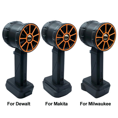 XL Turbo Jet Fan 2200g Thrust Dust Blower 64mm Brushless Motor Jet Blower 1100W Max for Dewalt/Makita/Milwaukee 18/21V Batterie