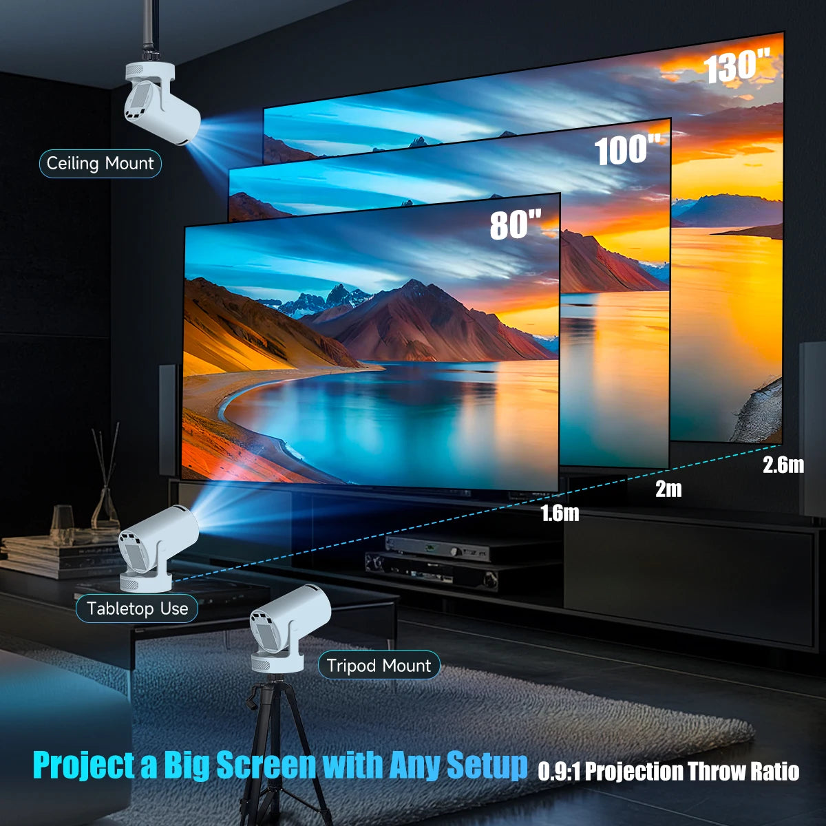 HY300 Pro Projector