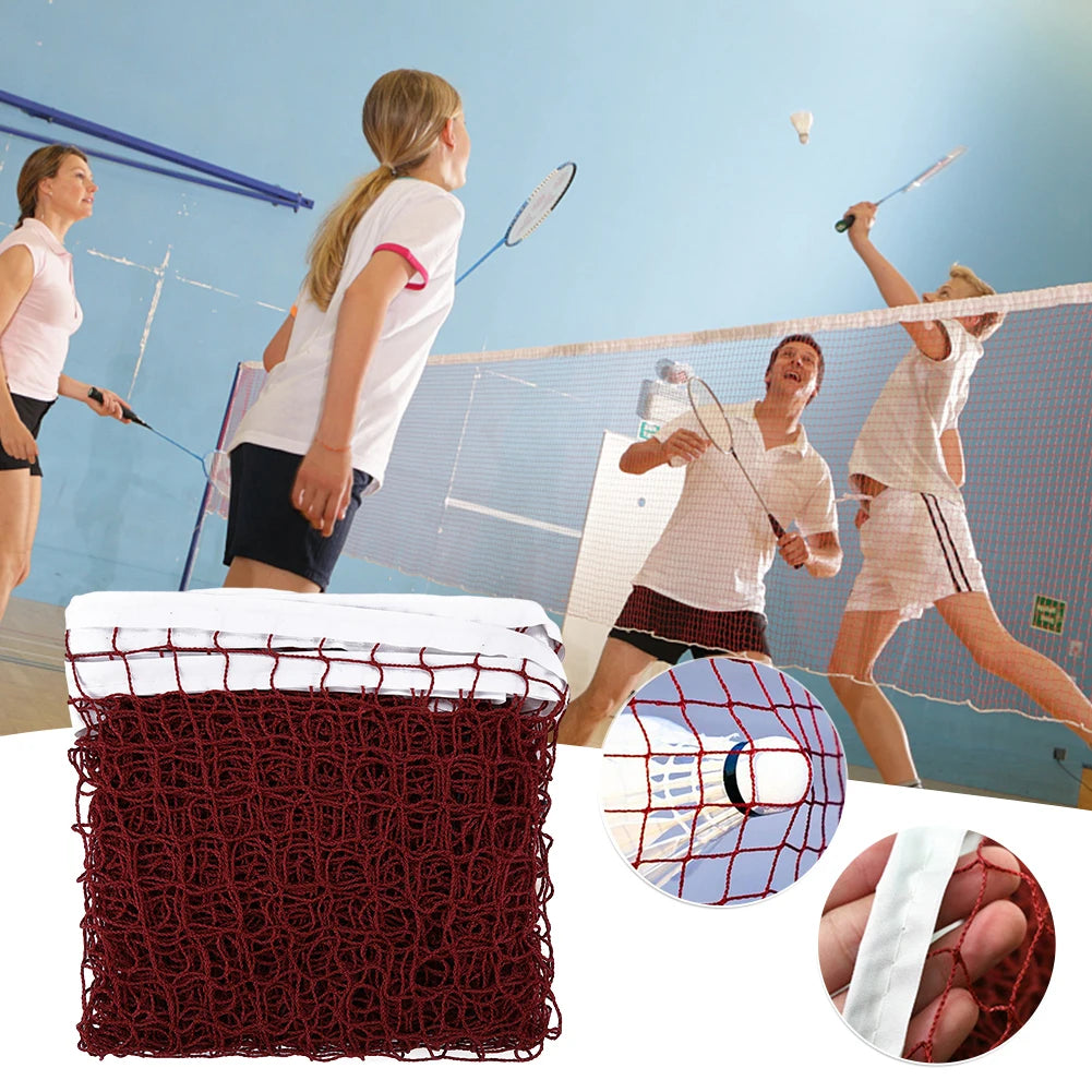 6.1mX0.76m Professional Standard Badminton Net Shuttlecock Mesh Exercise Tennis Sport Training Professional Badminton Net