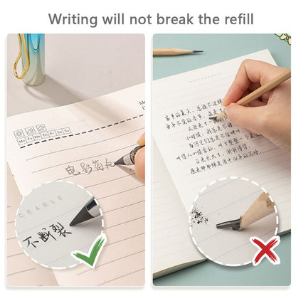 Eternal pencil For Kids Cute Pens Painting Art Office&School Supplies Infinity Pencils Tips Refill Set Stationery