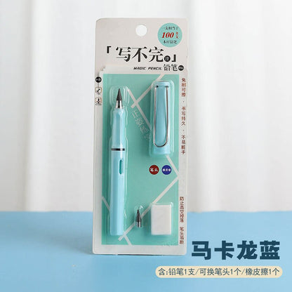 Children's Infinity Pencil Cheap School Supplies Cute Korean Stationery Free Shipping Item HB 0.5mm Mechanical Eternal Pencil