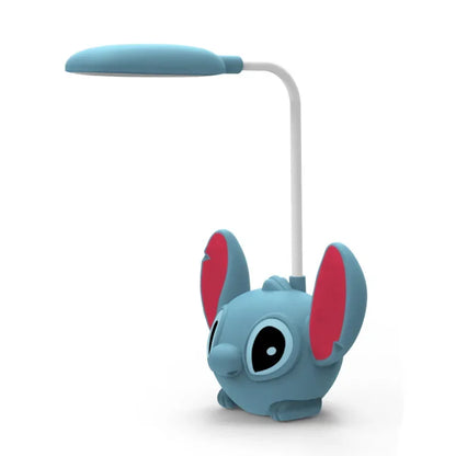 Disney Stitch Night Light Glowing Children Toy Cartoon Lilo&Stitch Small Led Desk Lamp with Pencil Sharpener Kids Christmas Gift