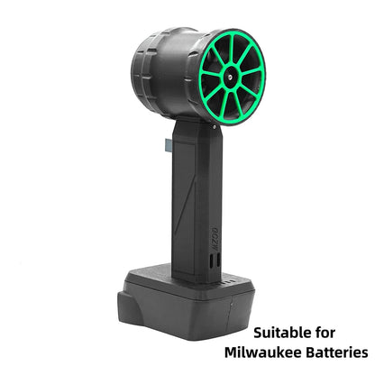 XL Turbo Jet Fan 2200g Thrust Dust Blower 64mm Brushless Motor Jet Blower 1100W Max for Dewalt/Makita/Milwaukee 18/21V Batterie