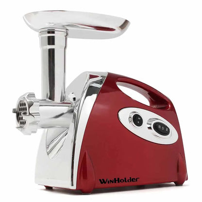 Powerful 2800 Watts Electric Meat Mincer Grinder Sausage Maker Filler Kitchen Mincing Machine Stainless Steel Red