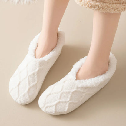 Winter Floor Socks Thermal Mens Slippers Socks Home Warm Women Socks Thickened Snow Socks Sleep Carpet Socks Non-slip Short Sock