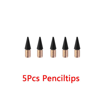 Eternal pencil For Kids Cute Pens Painting Art Office&School Supplies Infinity Pencils Tips Refill Set Stationery