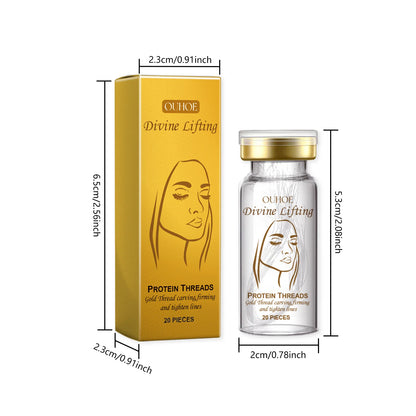 Soluble Protein Threads for Face Lifting Smoothes Fine Lines Improve Skin Elasticity & Firmness Absorbable Collagen Protein Line