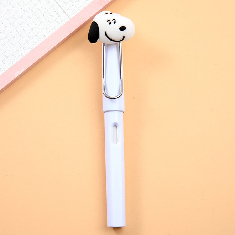 Cartoon Infinity Pencil with Fruits Animal Decoration Eternal Pencil for Kids Cute Stationery Kawaii School Supplies