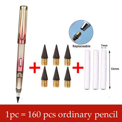 10Pcs/Set Infinity Pencil No Ink Unlimited Writing Art Eternal Pencils Sketch School Items Kawaii Pens Back To School Supplies