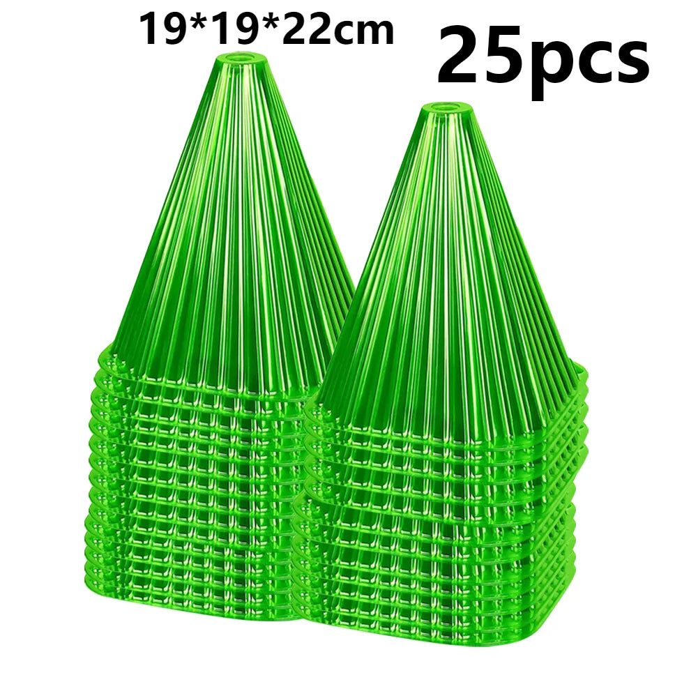 5-31PCS Green Garden Cloches Against Snails/weather Influences For Plant Care And Protection Effective Plant Protection Covers