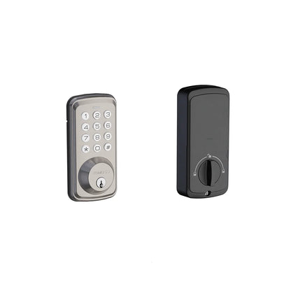 ZOMOSS Keypad Door Lock - Keyless Entry Door Lock - Front Door Lock Set With Code/Key/2 Door Knobs -Auto Lock Easy To Install