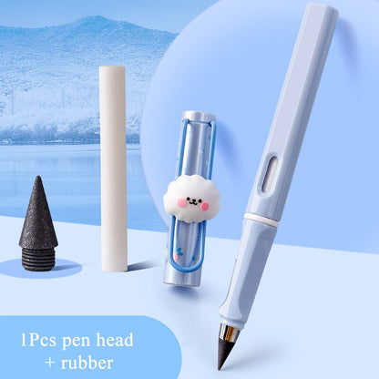 Cute Infinity Pencil Stationery Lapiz Infinito New Technology Painting No Ink Writing Pen Stylo Art Supplies Kawaii Magic Pencil