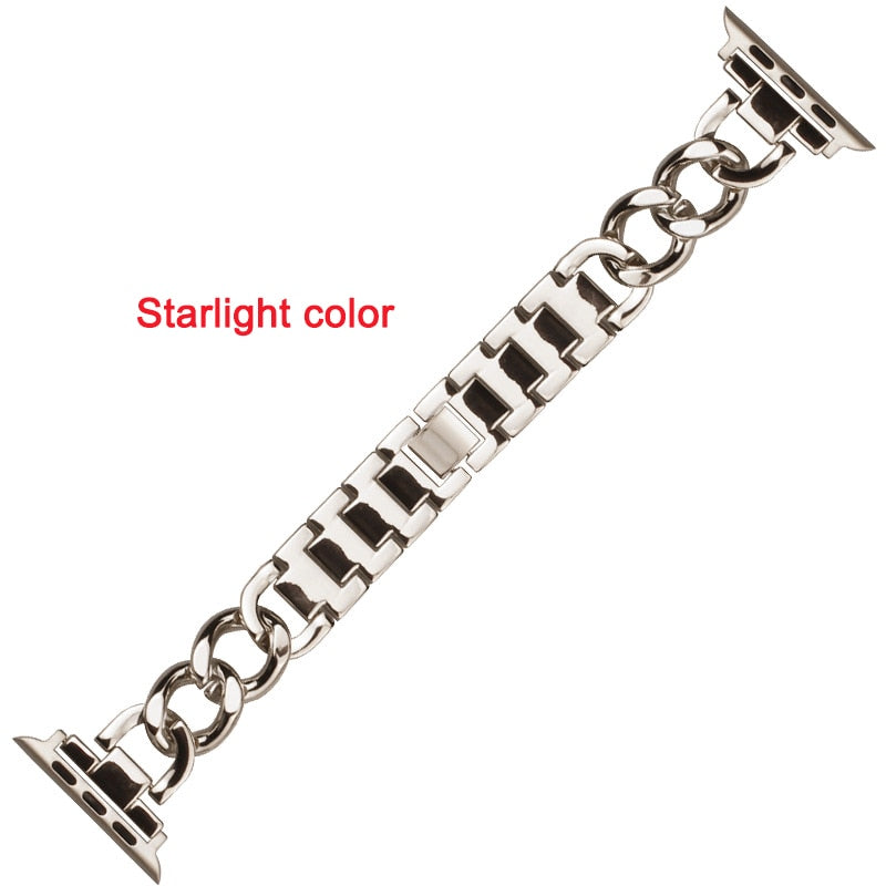 Stainless Steel Strap for Apple Watch 6 4 Se 7 Band 44mm 42mm 45mm 38/41 for Apple Watch Series 5 40mm Strap Band Bracelet Belt